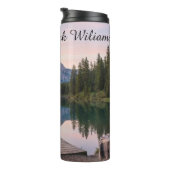 Personalise Alps Mountain Lake Nature Landscape Thermosbeker (Geroteerd rechts)