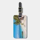Personalise Gili Trawangan Island Paradise Beach  Bagagelabel (Voorkant verticaal)