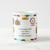 Personalise: Pierre pelican's brilliant beak Grote Koffiekop (Voorkant)