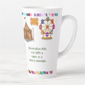 Personalise: Pierre pelican's brilliant beak Latte Mok (Rechts)