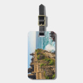 Personalise Uluwatu Bali Temple Cliff Travel Bagagelabel (Voorkant verticaal)