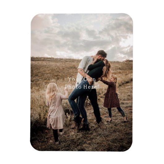 Personalise Your Own Photo Flexi Magnet. Magneet (Verticaal)