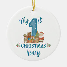 Personalised 1st Christmas Tree Decoration  Keramisch Ornament