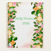 Personalised 2026 Floral Planner (Voorkant)