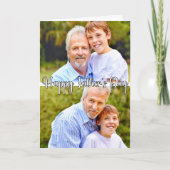 Personalised 2-foto's Sjabloon Vaderdag (Voorkant)