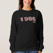 Personalised 40th Fun Typography Custom Sweater  (Voorkant)