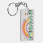 personalised acrylic keyring to hold mum's keys sleutelhanger (Voorkant Links)