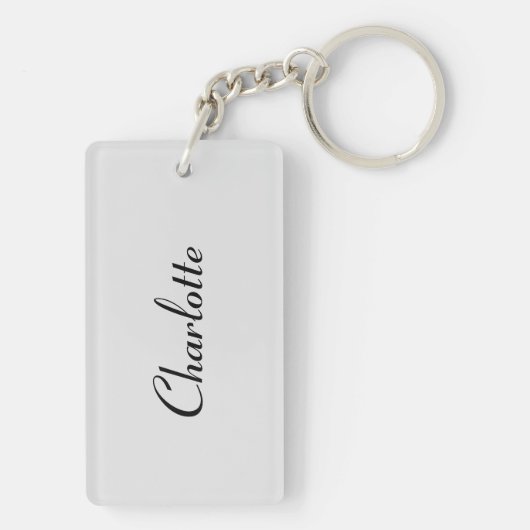 personalised acrylic keyring to hold mum's keys sleutelhanger (achterkant)