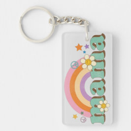 personalised acrylic keyring to hold mum's keys sleutelhanger