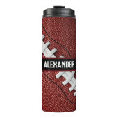 Personalised American Football Water Bottle Thermosbeker (Voorkant)