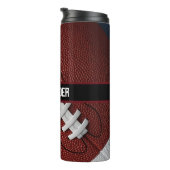 Personalised American Football Water Bottle Thermosbeker (Geroteerd rechts)