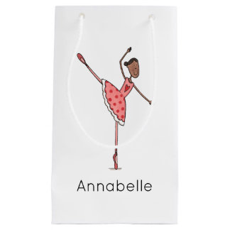 Personalised Ballerina Ballet Dancer Klein Cadeauzakje