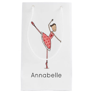 Personalised Ballerina Ballet Dancer Klein Cadeauzakje