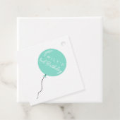 Personalised Balloon Party birthday christening  Bedankjes Labels (In situ)