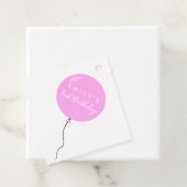 Personalised Balloon Party birthday christening  Bedankjes Labels (In situ)