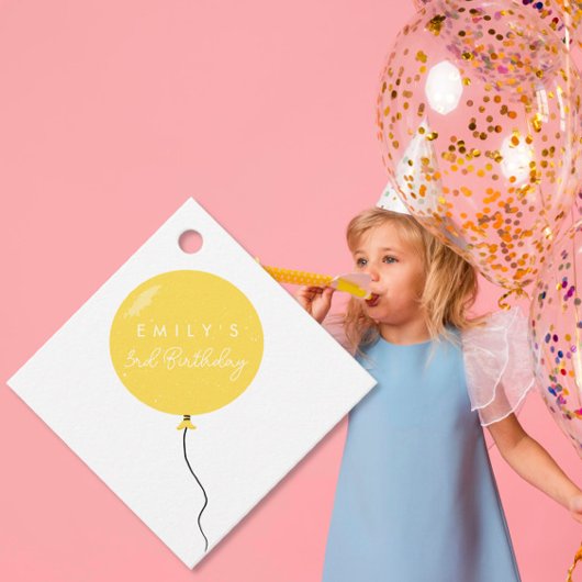 Personalised Balloon Party birthday christening  Bedankjes Labels