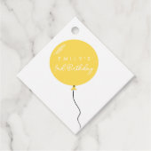 Personalised Balloon Party birthday christening  Bedankjes Labels (Voorkant)
