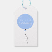 Personalised Balloon Party birthday christening  Cadeaulabel (Voorkant)