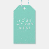 Personalised Balloon Party birthday christening  Cadeaulabel (Achterkant)