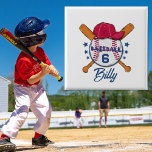 Personalised Baseball Name & Number Button | Custo<br><div class="desc">Show your team spirit with this Personalised Baseball Name and Number Button. Perfect for players, coaches, and fans, this custom button can be personalised with a player’s name and jersey number, making it a fun accessory for game day. Ideal for baseball tournaments, team events, school sports, and fan celebrations, this...</div>