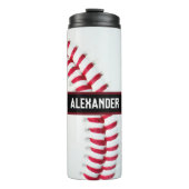 Personalised Baseball Water Bottle With Name Thermosbeker (Voorkant)