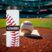 Personalised Baseball Water Bottle With Name Thermosbeker