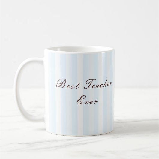 Personalised Best Teacher Ever Mug Koffiemok (Links)