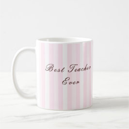Personalised Best Teacher Ever Mug Koffiemok