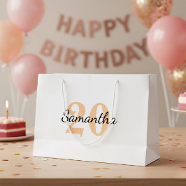 Personalised Birthday Gift Bag, Birthday Gift Bag  Groot Cadeauzakje