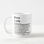 Personalised Boss Lady Definition Koffiemok (Links)