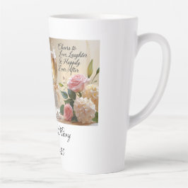 Personalised Bridal Mug- Cheers to Love Latte Mok