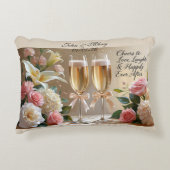 Personalised  Bridal Pillow-Happily Ever After Accent Kussen (Voorkant)