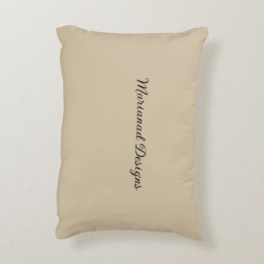 Personalised  Bridal Pillow-Happily Ever After Accent Kussen (Achterkant (Verticaal))