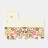 Personalised Christmas Gingerbread Favour Box Bedankdoosjes (Uitgevouwen)