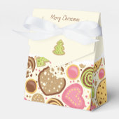 Personalised Christmas Gingerbread Favour Box Bedankdoosjes (Voorkant Zijde)