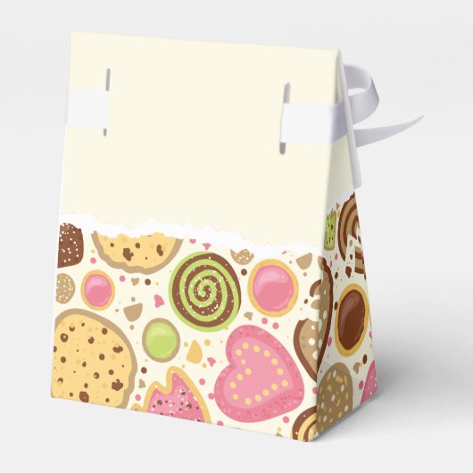 Personalised Christmas Gingerbread Favour Box Bedankdoosjes (Achterkant)