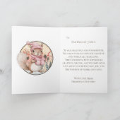 Personalised Christmas Squirrel  Feestdagen Kaart (Binnen)