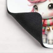 Personalised Christmas Unicorn Mousepad Muismat (Hoek)