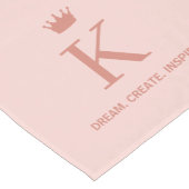  Personalised Craft Fair Table Runner, Branded  Korte Tafelloper (Hoek)
