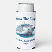 Personalised Cruise Design - Individuen of groepen Seltzer Blikjeskoeler (Seltzer Achterkant)