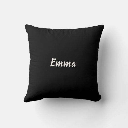 Personalised Custom Name Abstract Line Art Kussen (Achterkant)