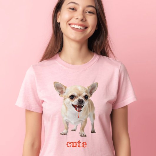 Personalised Cute Chihuahua Aggro Nasty Vicious T-shirt
