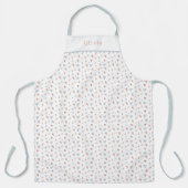 Personalised Cute Little Hearts Pattern. Schort (Voorkant)