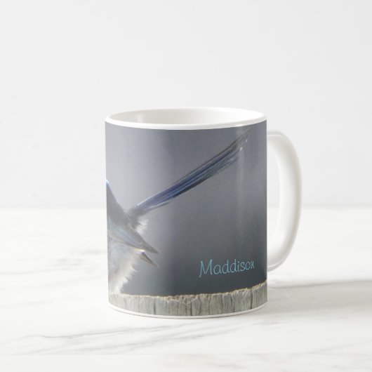 Personalised Cute Superb Fairywren Coffee Mug Koffiemok (Voorkant rechts)