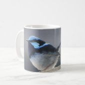 Personalised Cute Superb Fairywren Coffee Mug Koffiemok (Voorkant links)