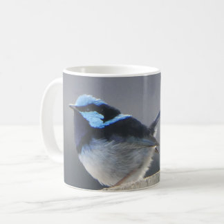 Personalised Cute Superb Fairywren Coffee Mug Koffiemok
