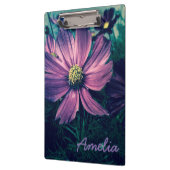 Personalised Dark Purple Flowers Klembord (Links)