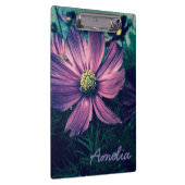 Personalised Dark Purple Flowers Klembord (Rechts)