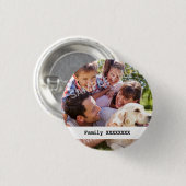 Personalised Family Ronde Button 3,2 Cm (Voorkant /achterkant)