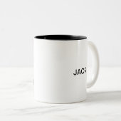 Personalised FARMER 'Mug' Tweekleurige Koffiemok (Voorkant rechts)